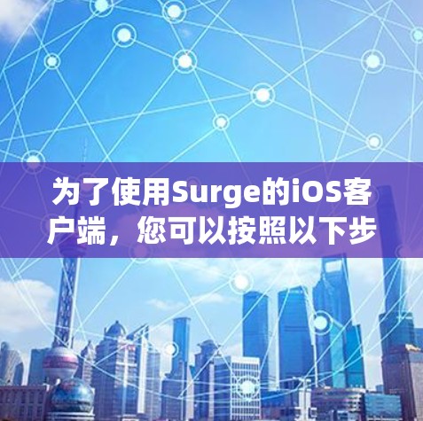 为了使用Surge的iOS客户端，您可以按照以下步骤操作